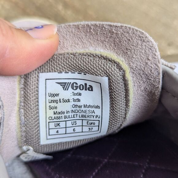 Gola x Liberty Bullet PJ Sneakers Size 6 Floral Print - Picture 10 of 10